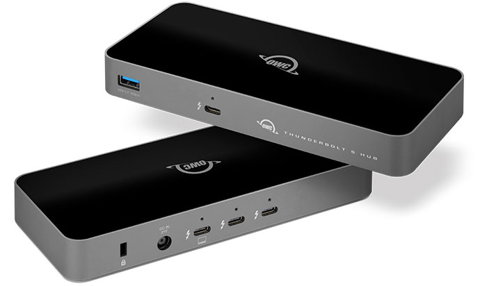 owc thunderbolt 5 hub ports stacked